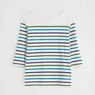 Seasalt Sailor Top Falmouth Tri Breton Chalk Maritime