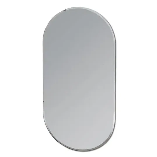Showerdrape Archway Oval 80 x 40cm Wall Mirror