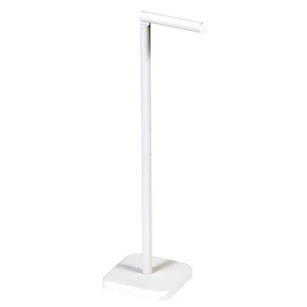 Showerdrape Capri White Swivel Toilet Roll Holder & Spare Holder