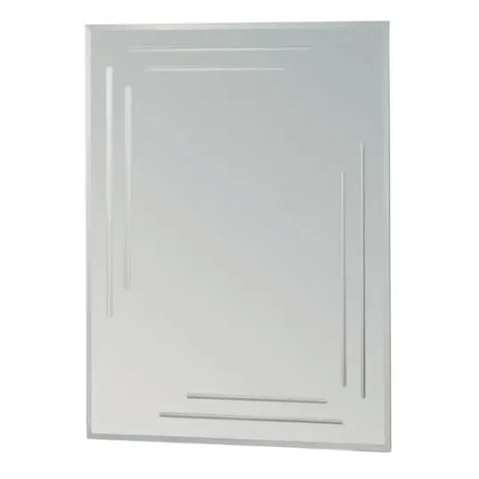 Showerdrape Chelsea Rectangular Wall Mounted 60 x 45cm Bathroom Mirror