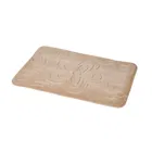 Showerdrape Clover Mocha Memory Foam 80 x 50cm Bath Mat