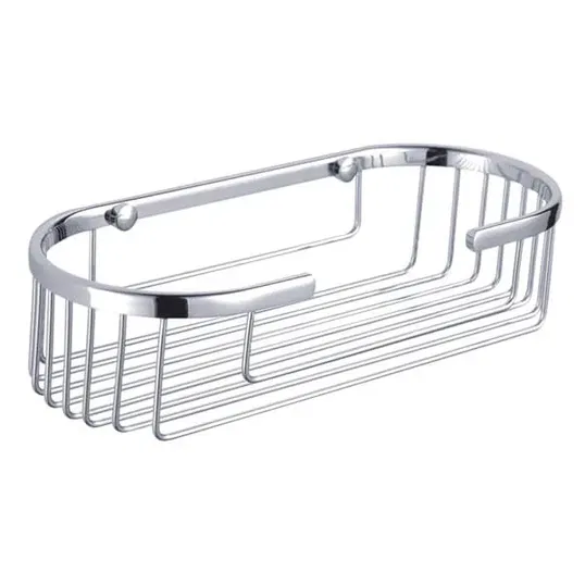 Showerdrape Clasico Wall Mounted Stainless Steel Oval Basket