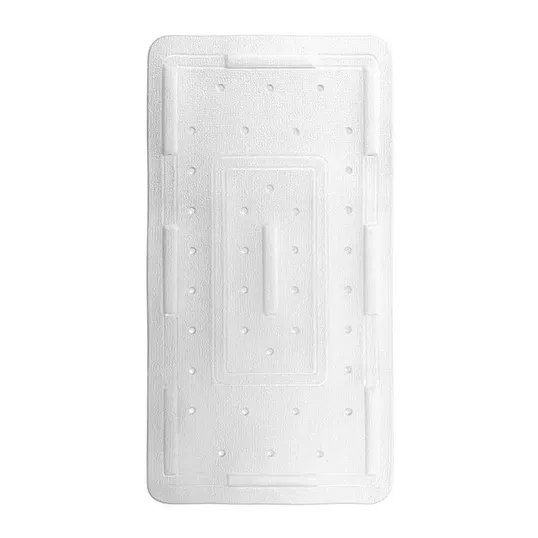 Showerdrape Comfy White Anti-Slip 36 x 70cm Bath Mat