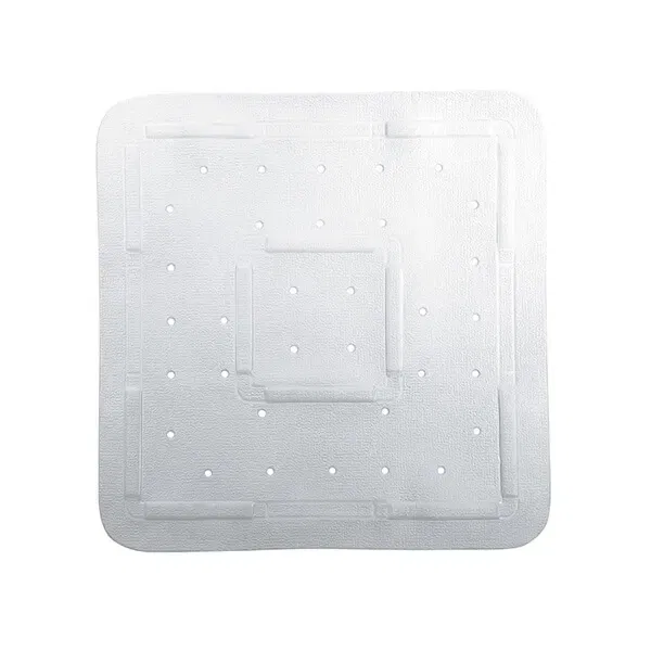 Showerdrape Comfy White Anti-Slip 55 x 55cm Shower Mat