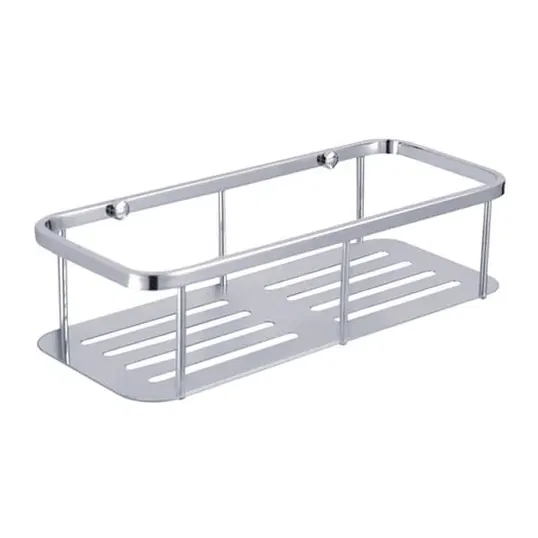 Showerdrape Contempo Wall Mounted Stainless Steel Bottle Basket