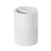 Showerdrape Chantilly White Toothbrush Holder
