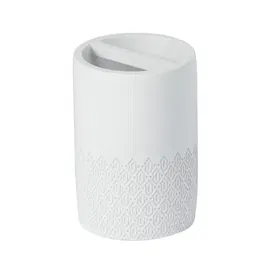 Showerdrape Chantilly White Toothbrush Holder