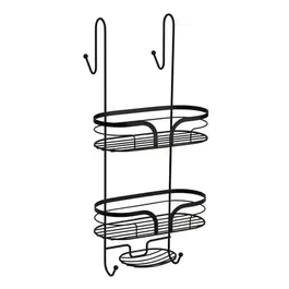 Showerdrape Dante Black Hanging Shower Caddy