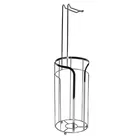 Showerdrape Dante Chrome Freestanding Toilet Roll & Spare Toilet Roll Combination