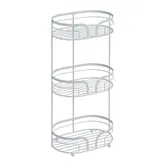 Showerdrape Dante White Floor Caddy