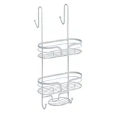 Showerdrape Dante White Hanging Shower Caddy