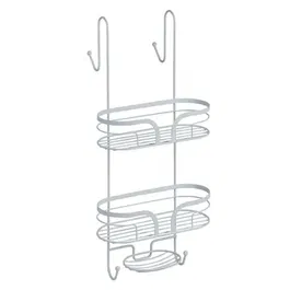 Showerdrape Dante White Hanging Shower Caddy