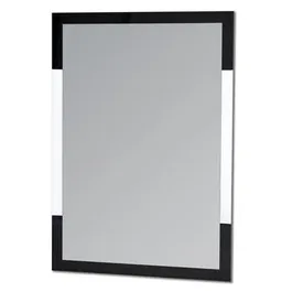 Showerdrape Hampstead Rectangular Wall Black Framed 70 x 50cm Bathroom Mirror