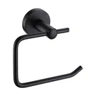 Showerdrape Modernity Black Stainless Steel Wall Mounted Toilet Roll Holder