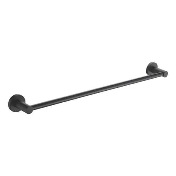 Showerdrape Modernity Black Stainless Steel Wall Mounted 50cm Towel Rail
