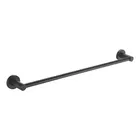 Showerdrape Modernity Black Stainless Steel Wall Mounted 50cm Towel Rail