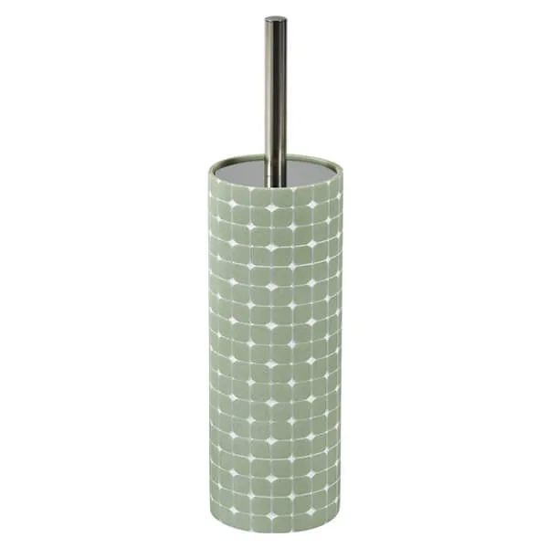 Showerdrape Mosaica Pistachio Toilet Brush & Holder