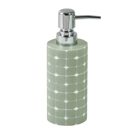 Showerdrape Mosaica Pistachio Liquid Soap Dispenser