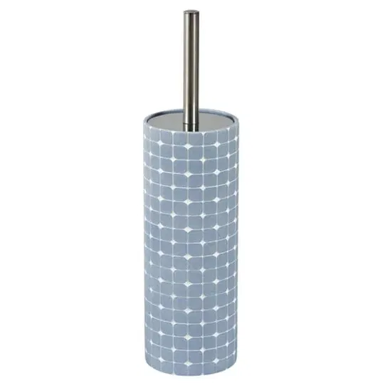 Showerdrape Mosaica Sky Blue Toilet Brush & Holder