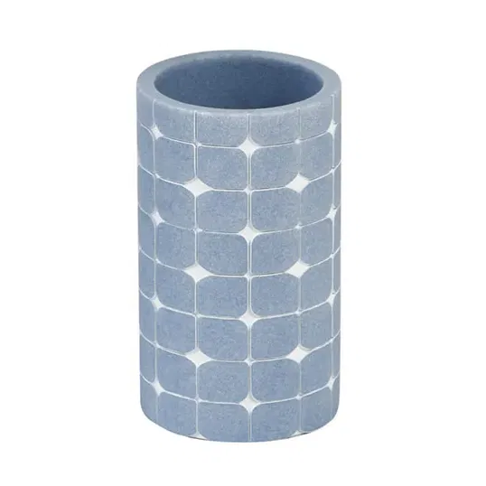 Showerdrape Mosaica Sky Blue Tumbler