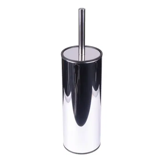 Showerdrape Nexus Stainless Steel Mirror Chrome Toilet Brush & Holder