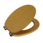 Showerdrape Norfolk Soft-Close Beech Toilet Seat