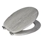 Showerdrape Norfolk Soft-Close Grey Oak Toilet Seat
