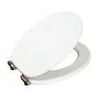Showerdrape Norfolk Soft-Close White/Chrome Toilet Seat