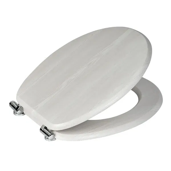 Showerdrape Norfolk Soft-Close White Oak Toilet Seat