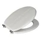 Showerdrape Norfolk Soft-Close White Oak Toilet Seat