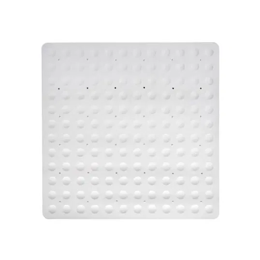 Showerdrape Orbit White Anti-Slip 55 x 55cm Shower Mat