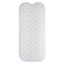Showerdrape Orbit White Extra-Long Anti-Slip 90 x 40cm Bath Mat