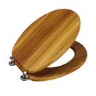 Showerdrape Oxford Antique Pine Toilet Seat