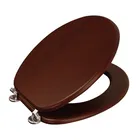 Showerdrape Oxford Mahogany Toilet Seat