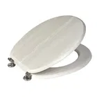 Showerdrape Oxford White Oak Toilet Seat