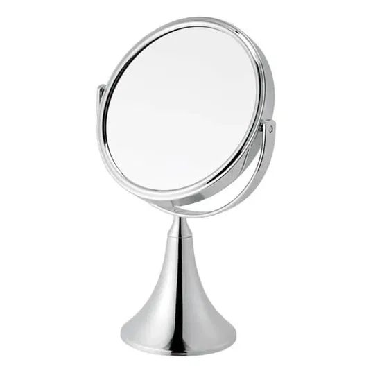 Showerdrape Panos 3x Magnifying Chrome Makeup Vanity Mirror