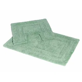 Showerdrape Pinnacle Spearmint 2 Piece 100% Cotton Bath Mat Set