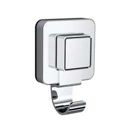 Showerdrape Pushloc Stainless Steel Suction Wall Mounted Robe Hook