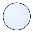 Showerdrape Portobello Round Black 40cm Bathroom Mirror