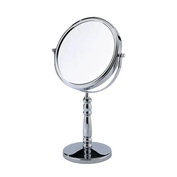 Showerdrape Rho 5x Magnifying Chrome Makeup Vanity Mirror
