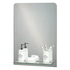 Showerdrape Rochester Rectangular Wall Mounted Bathroom Mirror with Vanity Shelf
