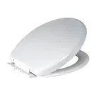 Showerdrape Seville White Wrap Over Plastic Soft-Close Toilet Seat
