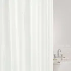 Showerdrape Showerplus Plain PEVA White Shower Curtain