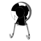 Showerdrape Suctionloc Chrome Steel Twin Robe Hook