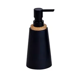 Showerdrape Sonata Black & Bamboo Liquid Soap Dispenser