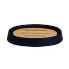 Showerdrape Sonata Black & Bamboo Soap Dish