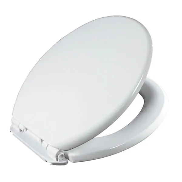 Showerdrape Toledo White Wrap Over Plastic Toilet Seat
