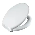 Showerdrape Toledo White Wrap Over Plastic Toilet Seat