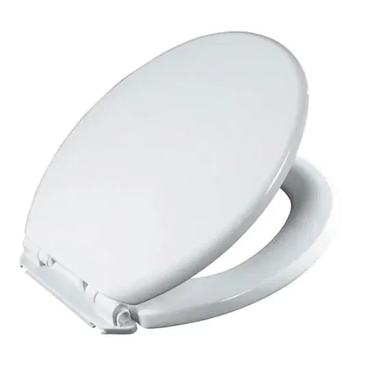Showerdrape Toledo White Wrap Over Plastic Toilet Seat