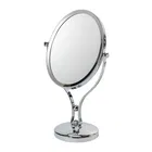 Showerdrape Triton 5x Magnifying Chrome Oval Makeup Vanity Mirror